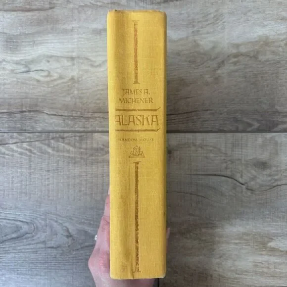 Vtg Alaska Hardcover 1988 Book Coffee Table Decor Michener 1st Ed 1st Print - Picture 3 of 12